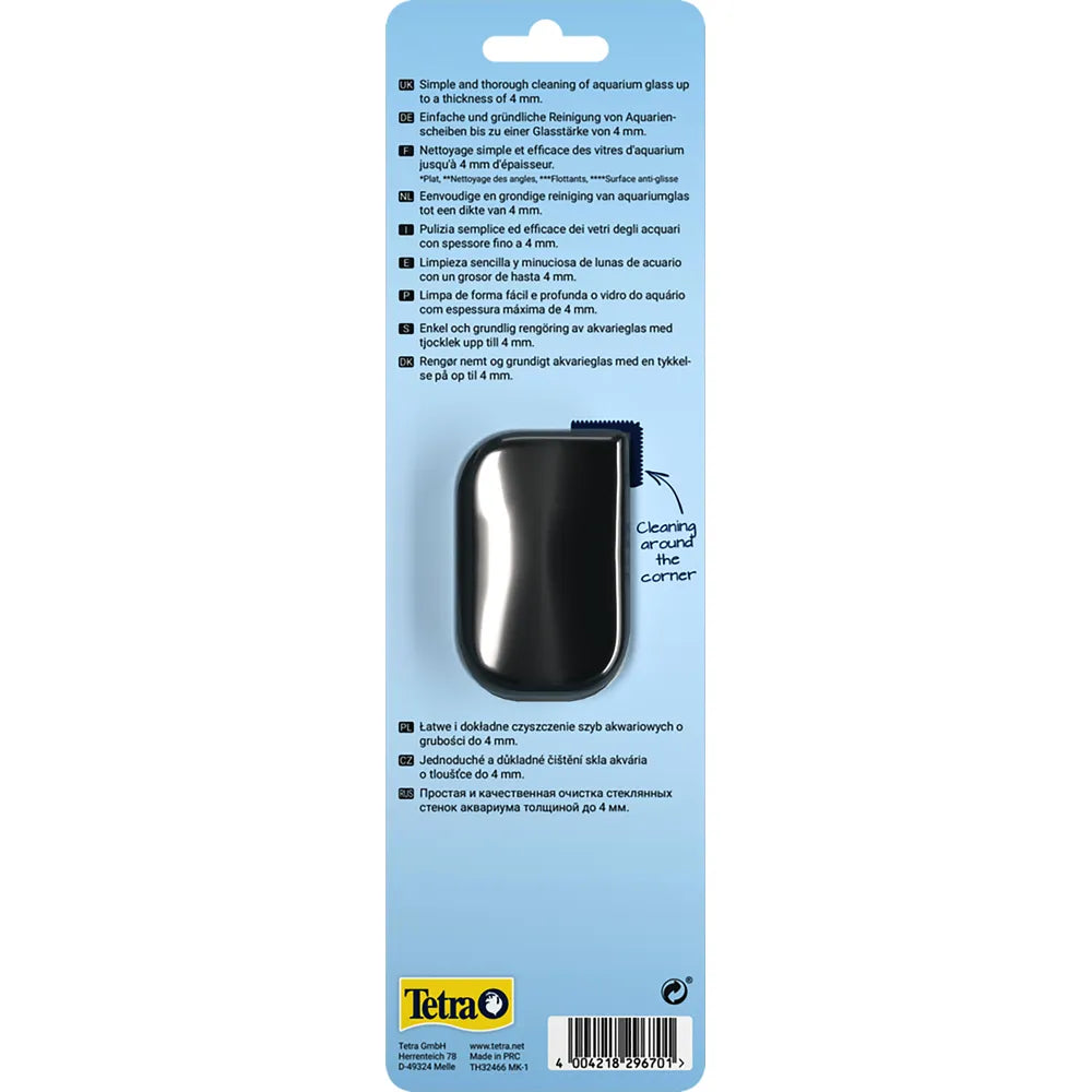 Tetra Algmagnet Flat S – Flytande algmagnet för glas upp till 4mm