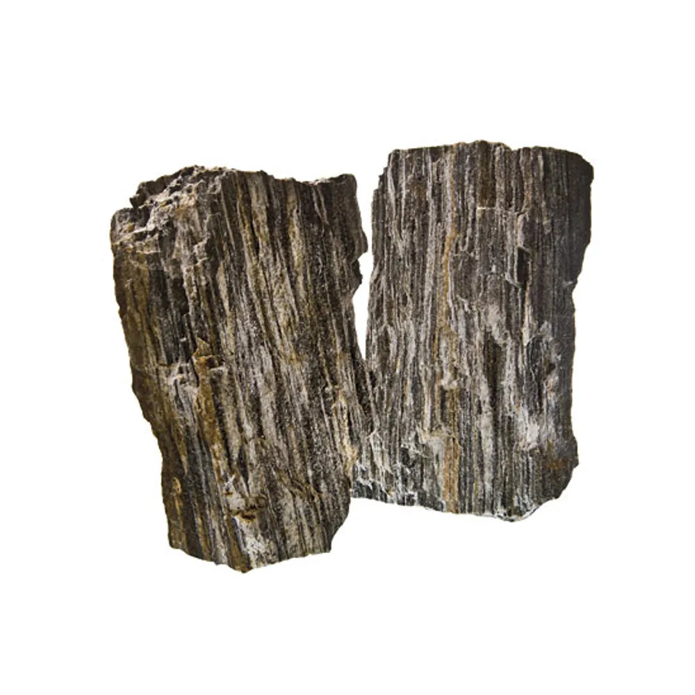 AquaDeco Glimmer Wood Rock 25kg – Naturlig akvariesten (0,5–5kg/st)