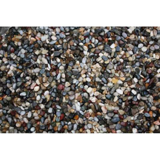 Ozami Elvegrus 3–15mm – Rundslipat naturgrus för akvarier (20kg)