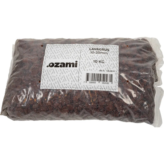 Ozami Lavagrus 10–20mm – Naturligt bottensubstrat för akvarium och filter