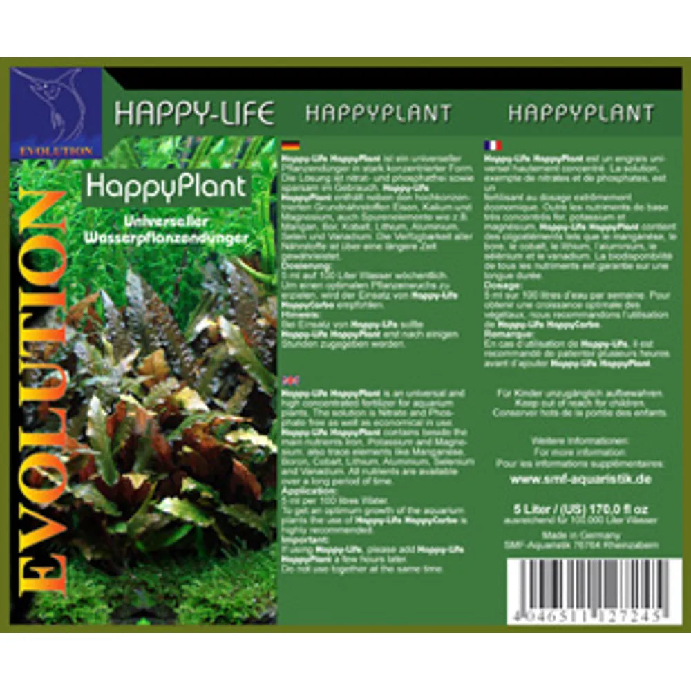 Happy Life Happy Plant – Universellt växtgödsel för akvarium