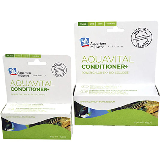 Münster Aquavital Conditioner+ – Vattenberedning för Säkert Akvarievatten