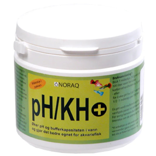 Noraq pH/KH+ – Höjer pH och buffertkapacitet i akvarium