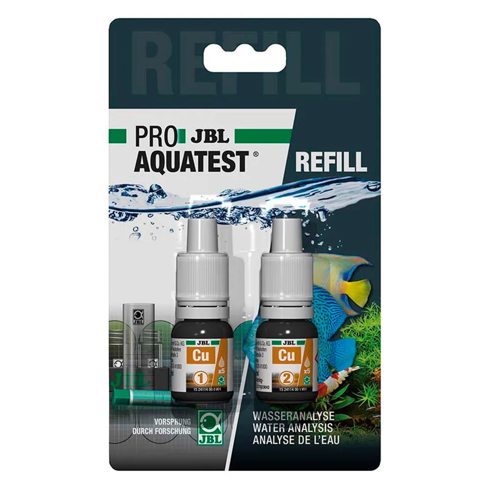 JBL ProAquaTest Cu Koppar Refill – Refill till koppartest (ca.50 tester)