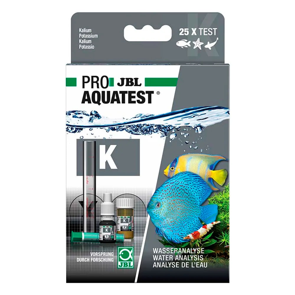JBL ProAquaTest K Kalium – Droppstest för ca.25 mätningar