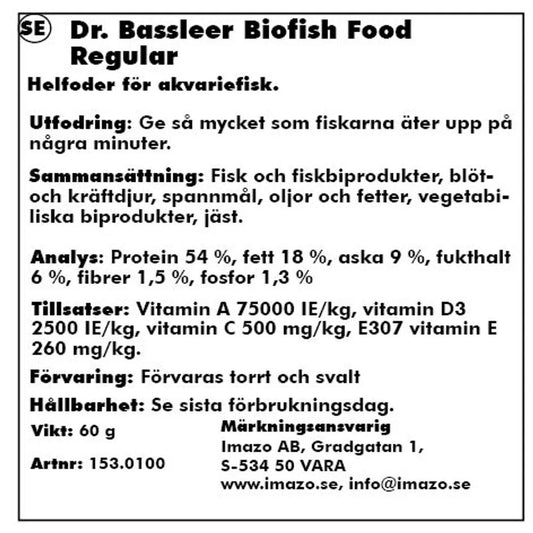 Dr. Bassleer BioFish Food Regular