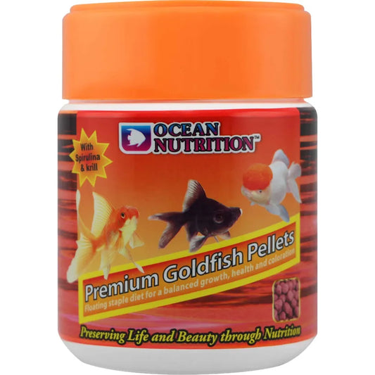 Ocean Nutrition Premium Goldfish Pellets – flytande helfoder för guldfiskar