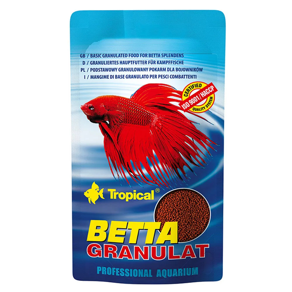 Tropical Betta Kampfisk Granulat 10g