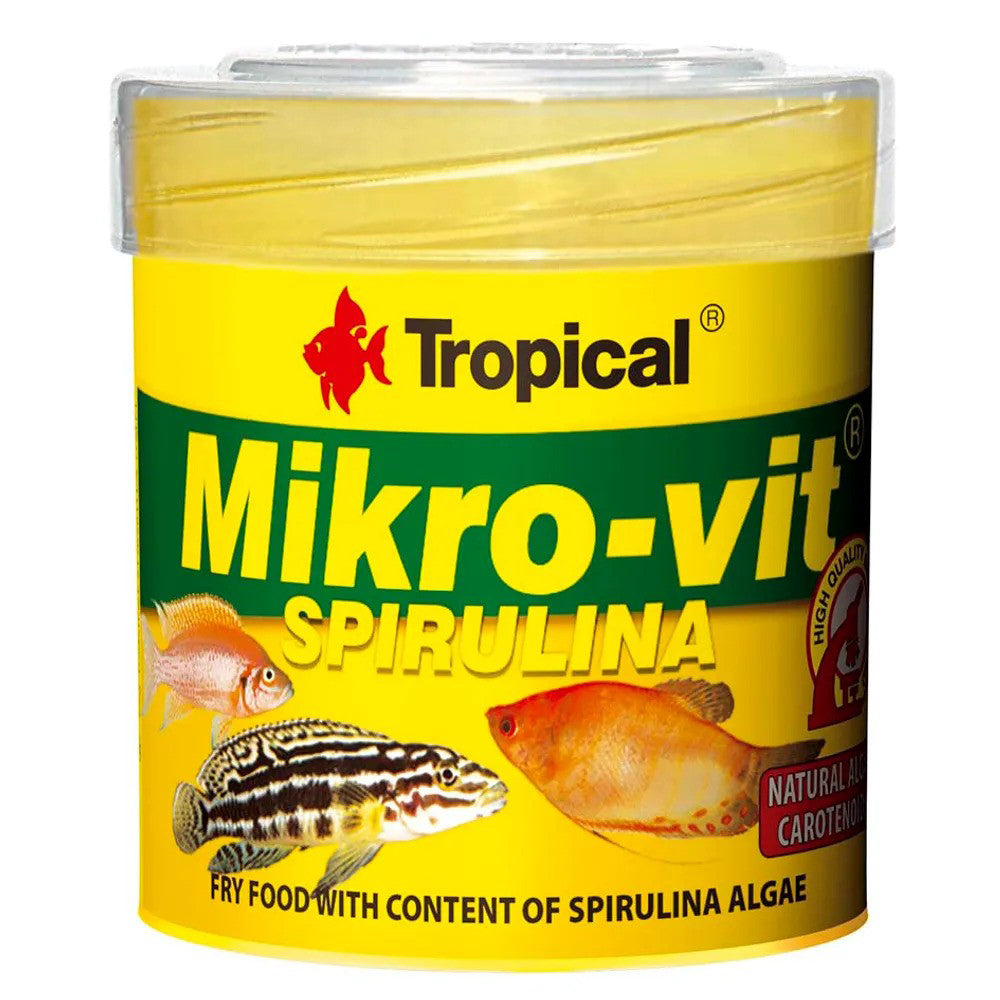 Tropical Mikro-vit Spirulina 50ml/32g 6-Pack