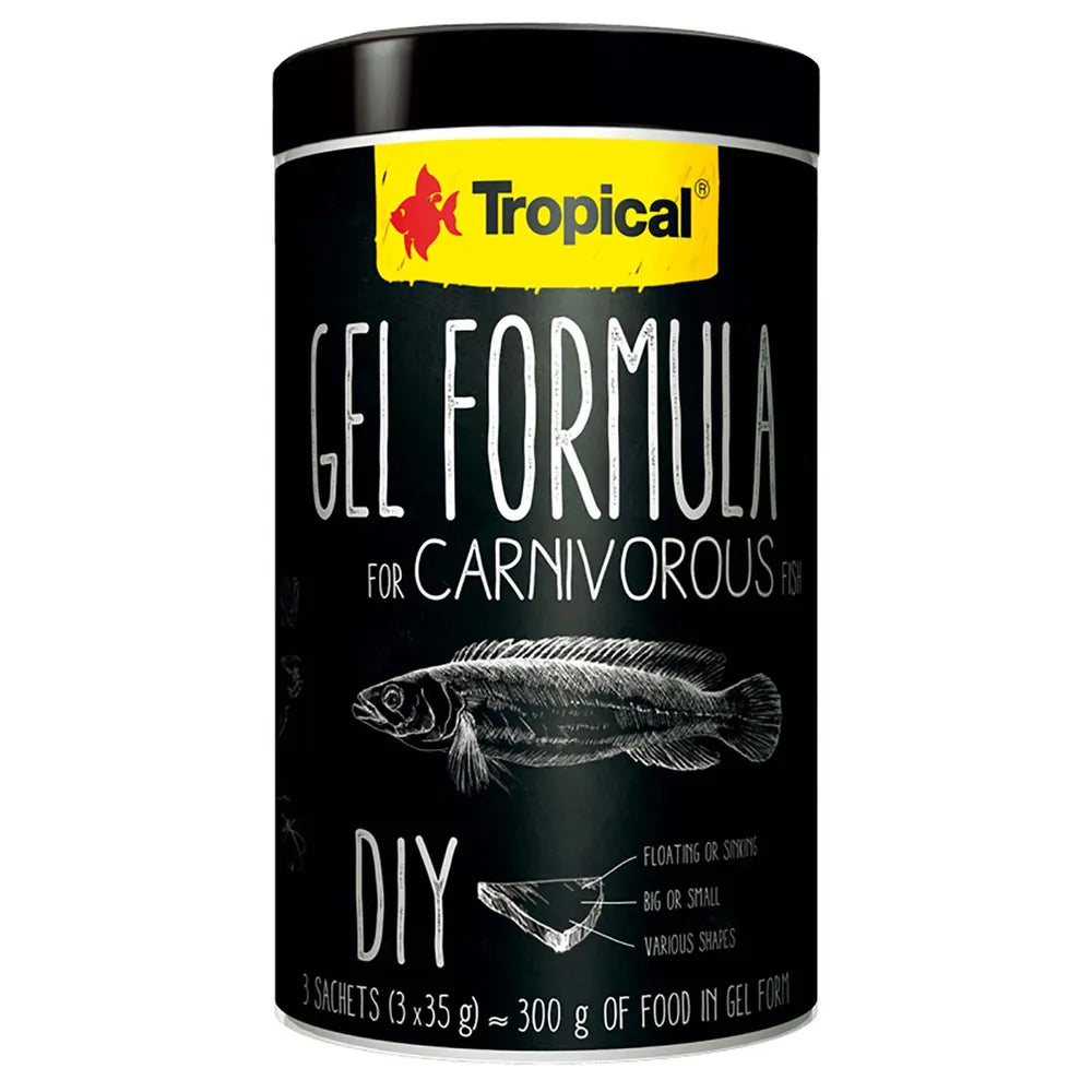 Tropical Gel Formula Carnivore 1000 ml/105 g (3 × 35 g) – gelfoder