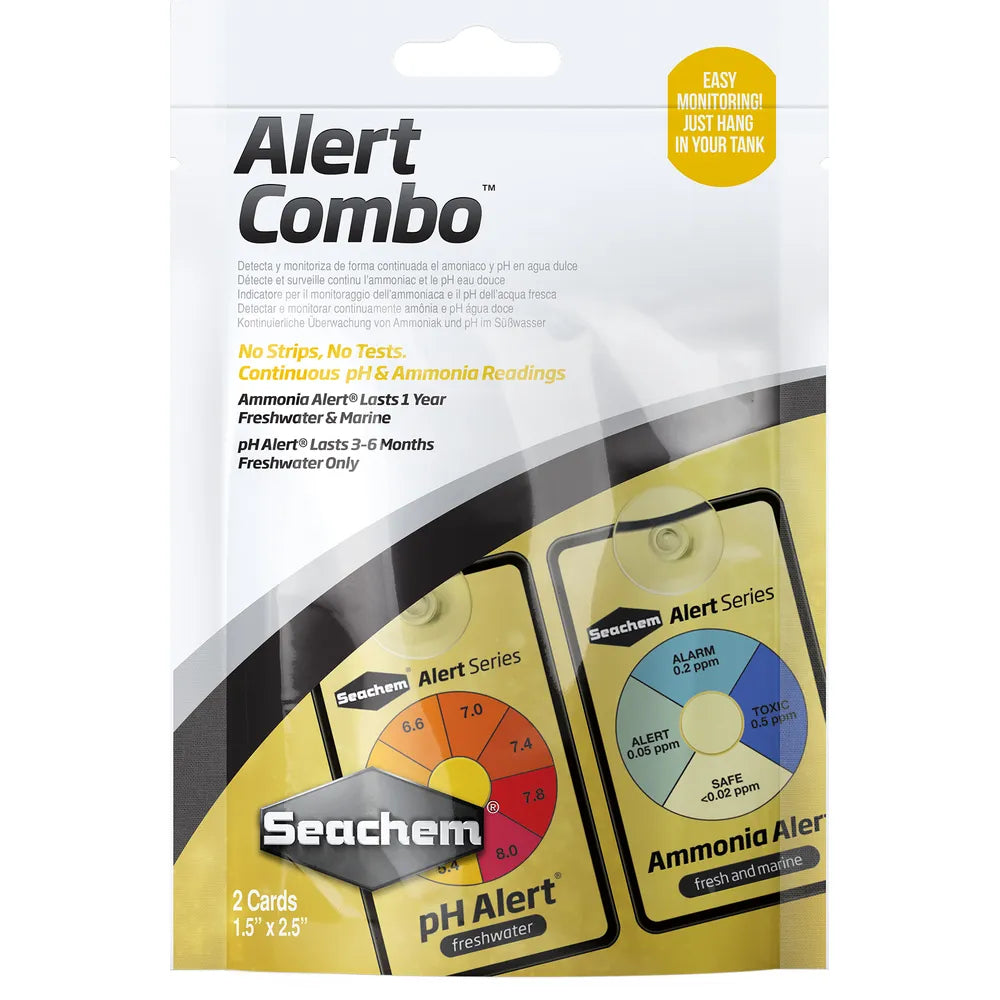 Seachem Alerts Combo Pack 6 Month – pH- och Ammoniakövervakning för akvarium