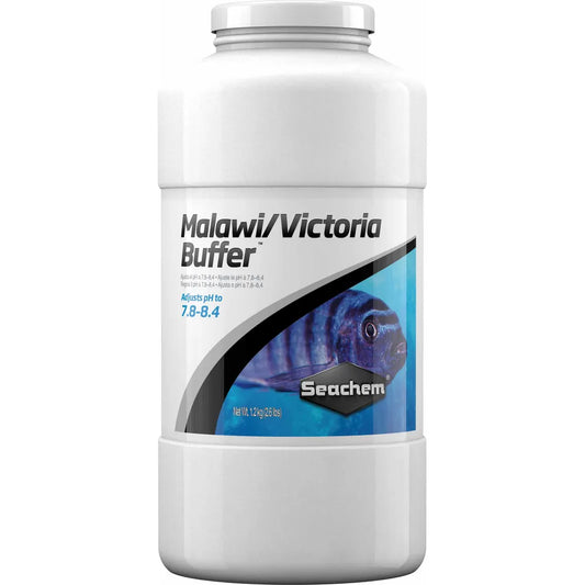 Seachem Malawi/Victoria Buffer – Höjer pH till 7.8–8.4 för Malawi- & Victoria-ciklider