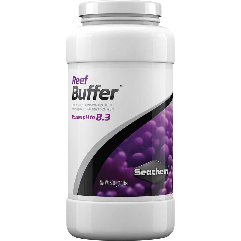 Seachem Reef Buffer 500g – Höjer pH till 8.3 & stabiliserar alkalinitet i revakvarium