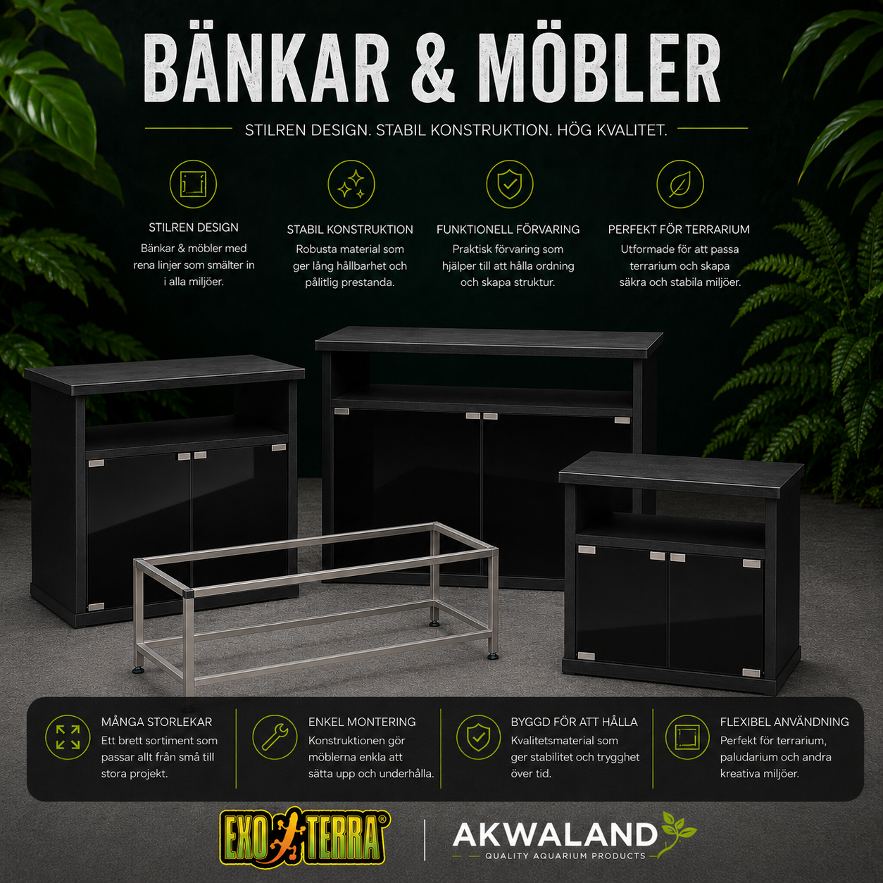 Bänkar & möbler