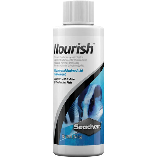 Seachem Nourish 100ml – Vitaminer & aminosyror för akvariefisk