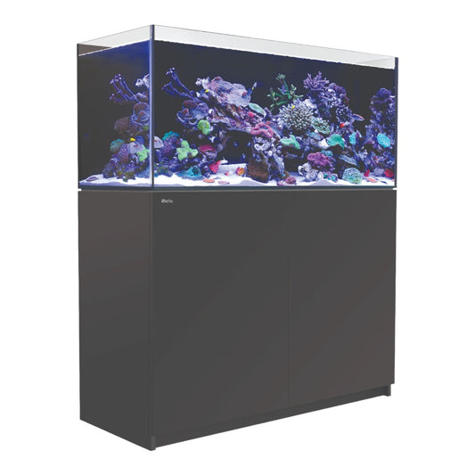 Red Sea Reefer Set Svart 350L – Rimless saltvattenssystem med sump (120×53×50cm)