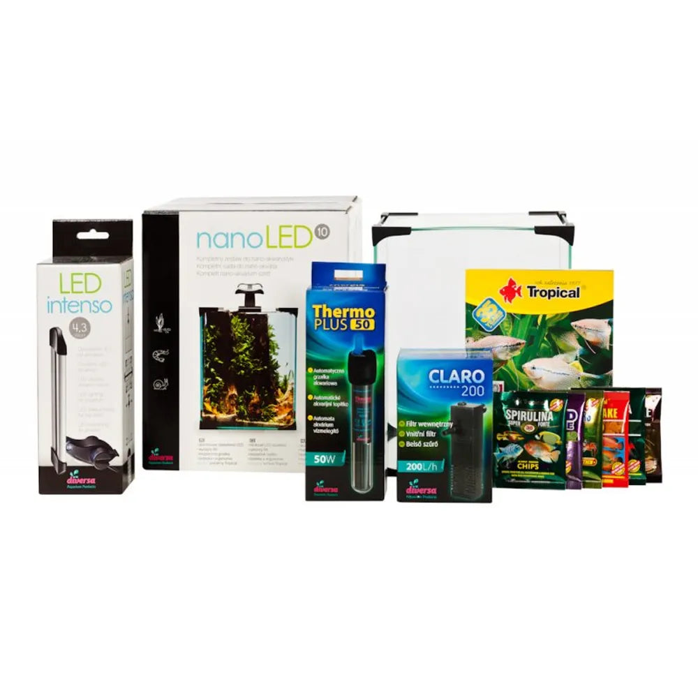 Diversa Nano LED Akvarium – Komplett Startpaket