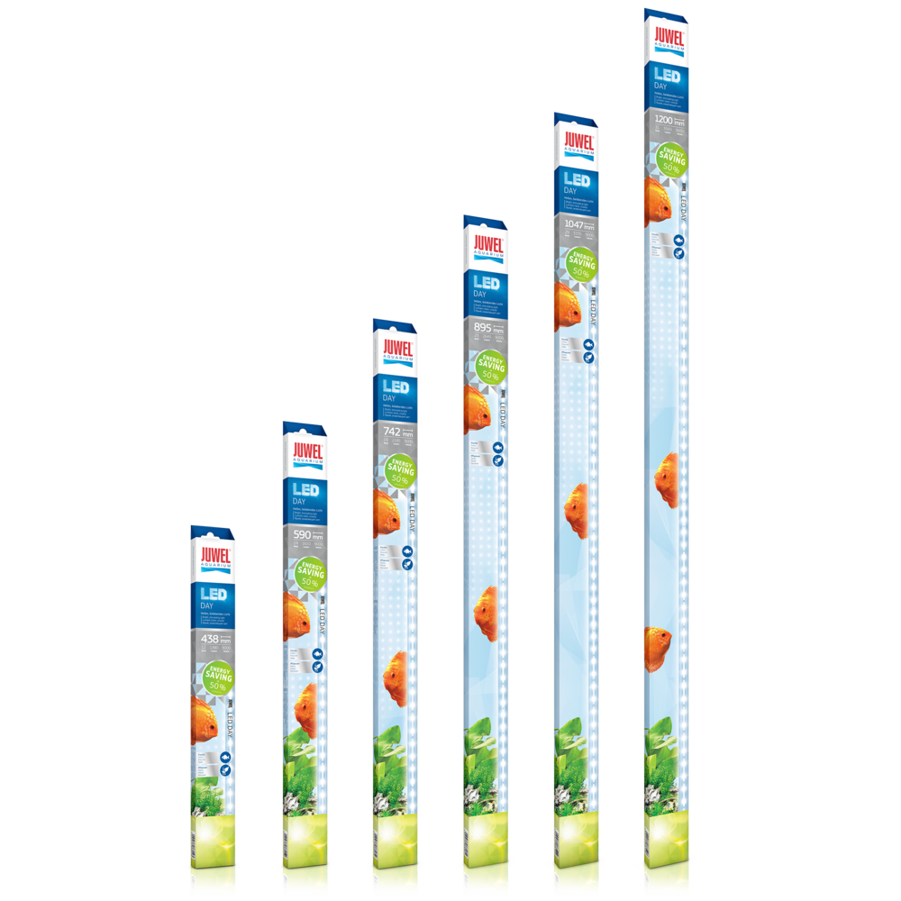 Juwel LED Day Light – Klart, vitt ljus för optimal färgåtergivning