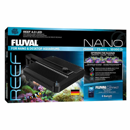 Fluval Nano Reef LED 4.0 – 25W Akvariebelysning För Saltvatten
