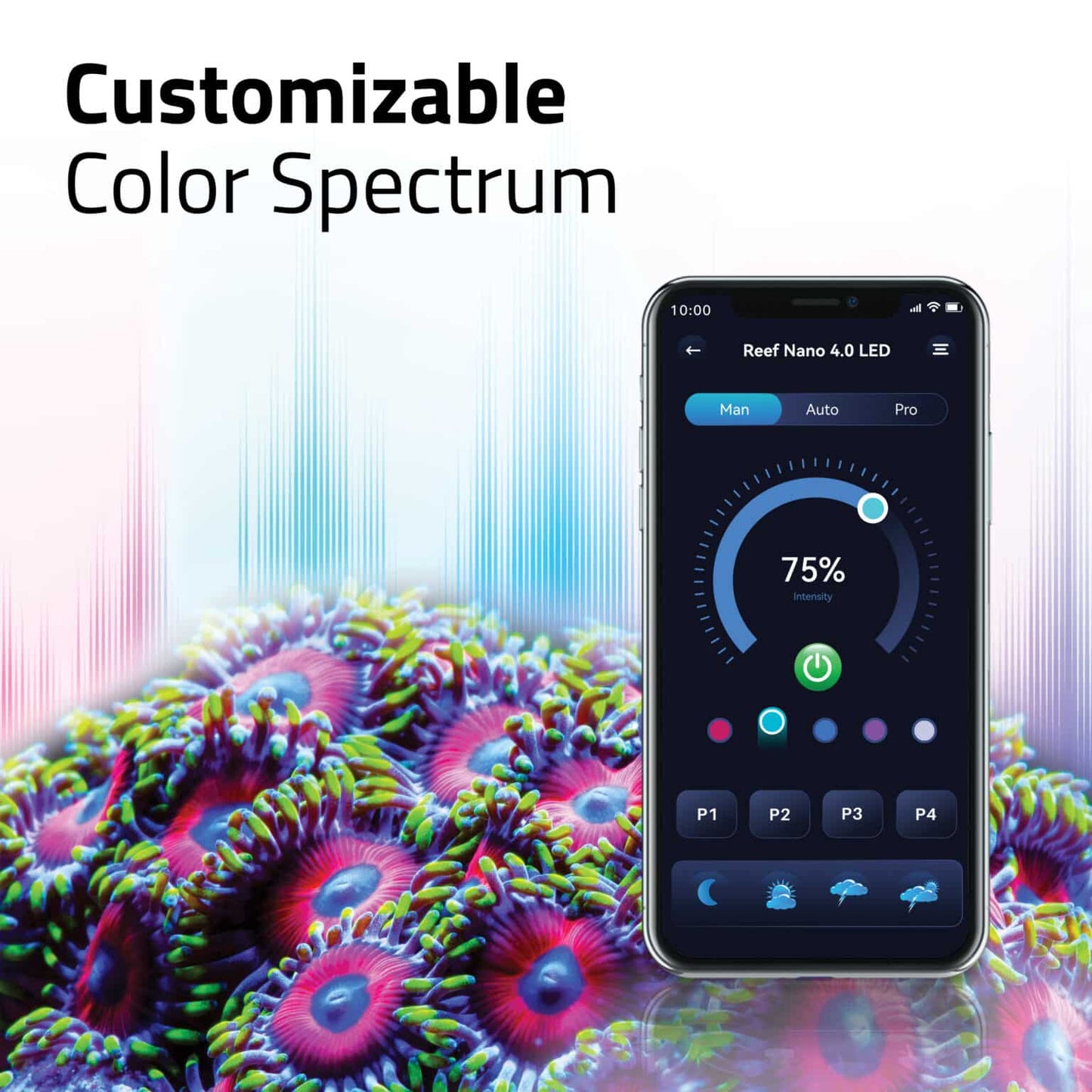 Fluval Nano Reef LED 4.0 – 25W Akvariebelysning För Saltvatten