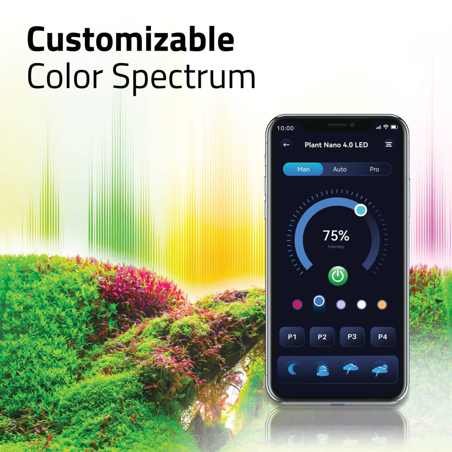 Fluval Nano Plant LED 4.0 – 20W Växtbelysning för Akvarium