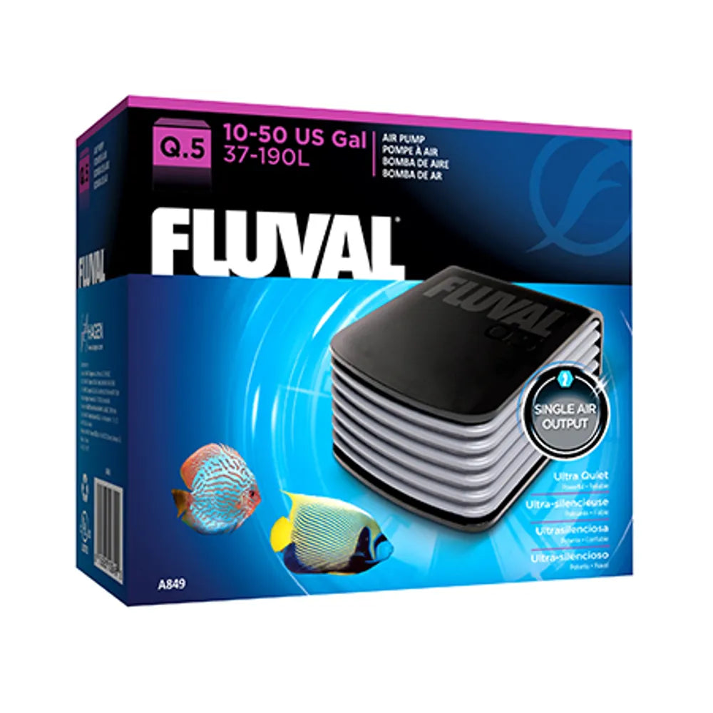Fluval Q Luftpump – Tyst och Effektiv Syretillförsel för Akvarium