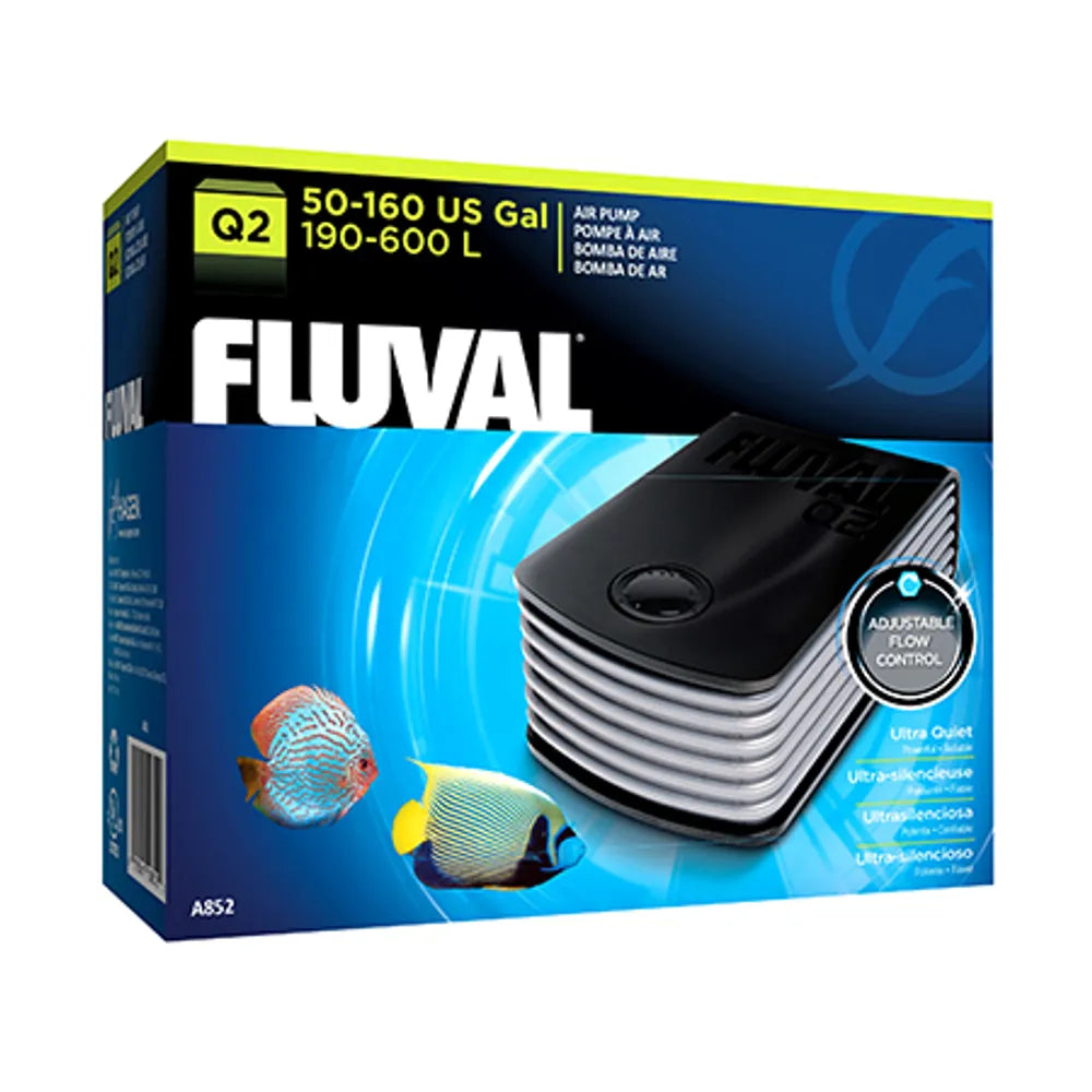 Fluval Q Luftpump – Tyst och Effektiv Syretillförsel för Akvarium