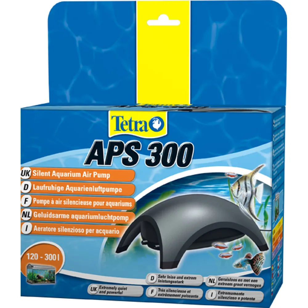 Tetra APS – Tyst och kraftfull luftpump för akvarium (APS 50 / 100 / 150 / 300 / 400)