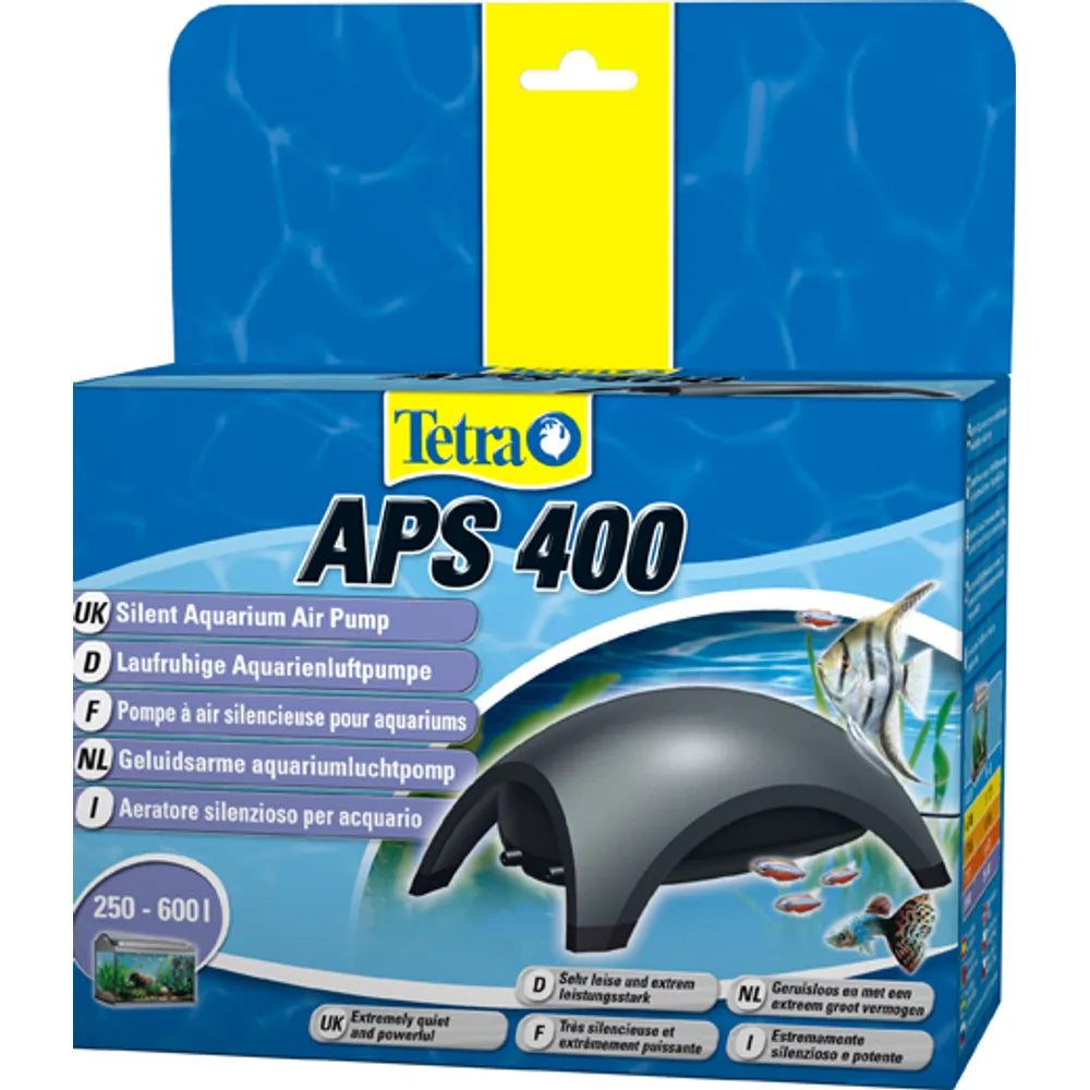 Tetra APS – Tyst och kraftfull luftpump för akvarium (APS 50 / 100 / 150 / 300 / 400)