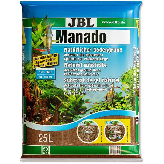 JBL Manado Bottensubstrat 25L – Naturlig grund för akvarieplantor