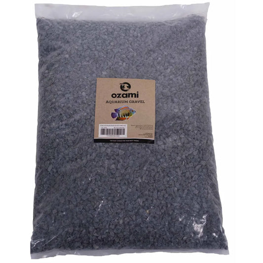Ozami Akvariegrus Svart 4–6 mm – dekorativt bottengrus