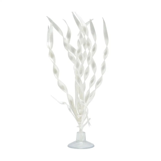 Marina Betta Plastväxt Skruv-Vallisneria Mini 10cm med Sugkopp – Vriden akvarieväxt