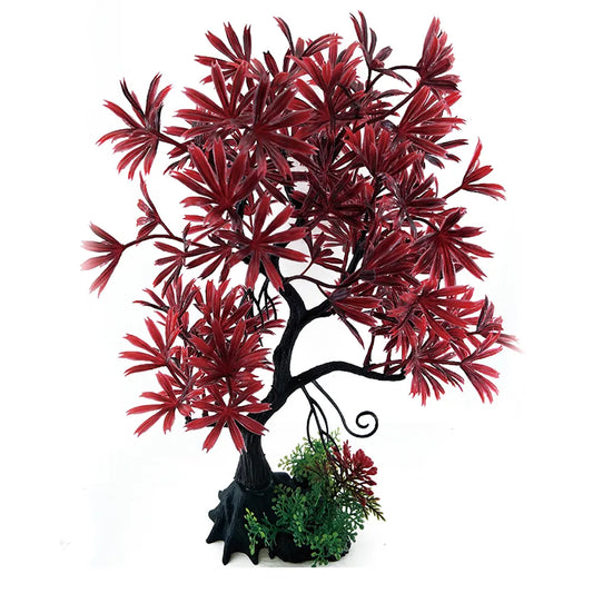 Ozami Plastväxt Bonsai 15x30cm – Akvariedekoration med trädform
