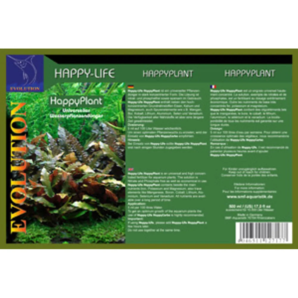 Happy Life Happy Plant – Universellt växtgödsel för akvarium