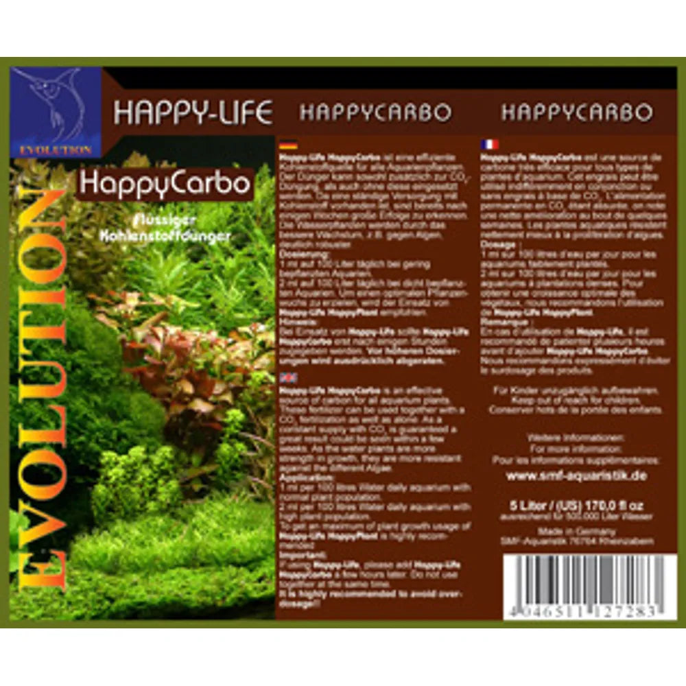 Happy-Life HappyCarbo – Flytande kolkälla för akvarieväxter