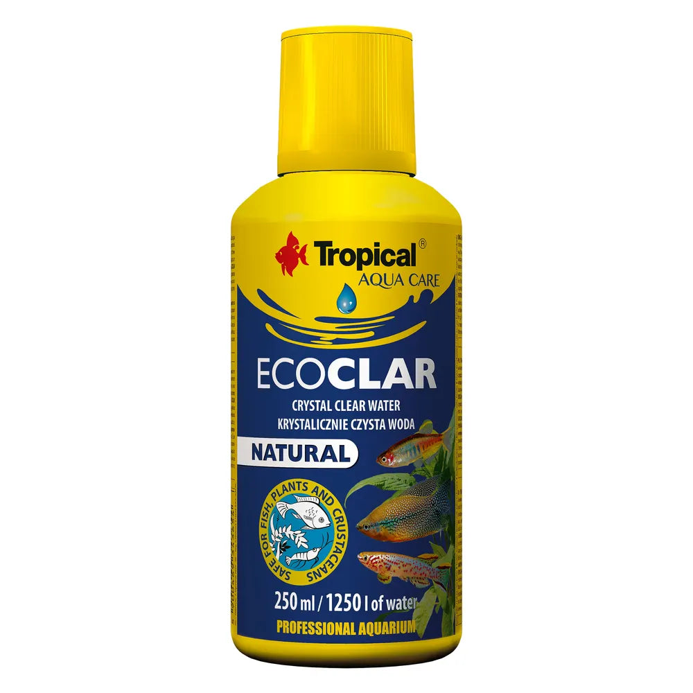 Tropical Ecoclar 250ml – 5-Pack – Kristallklart Vatten i Akvariet