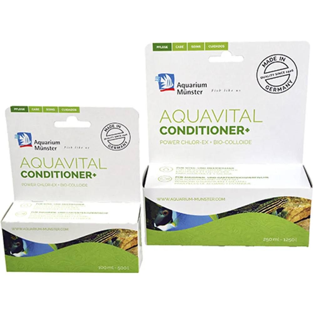 Münster Aquavital Conditioner+ – Vattenberedning för Säkert Akvarievatten
