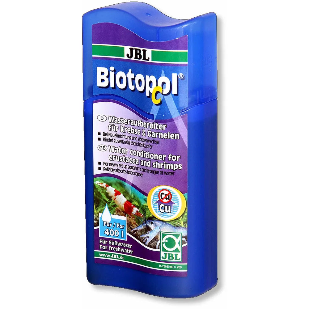 JBL Biotopol C 100ml – Vattenberedning för räkor och kräftor