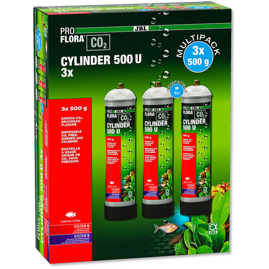 JBL ProFlora CO₂ Cylinder 500 U 3-Pack