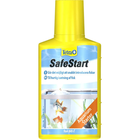 Tetra SafeStart – Startbakterier för akvarium (50ml, 100ml, 250ml)