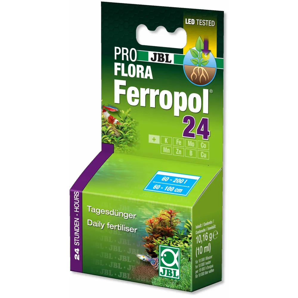 JBL ProFlora Ferropol 24 10ml – Daglig växtnäring för akvarieväxter