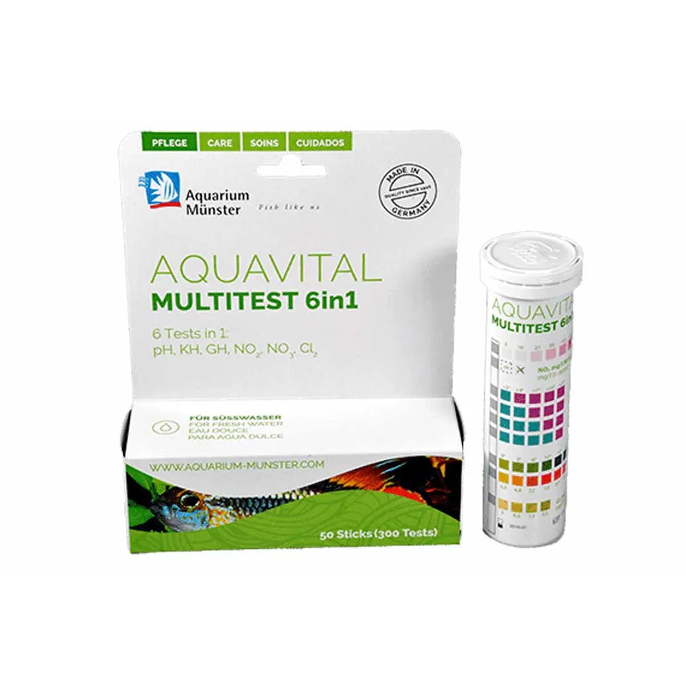 Münster Aquavital Multitest 6in1 – Teststickor (50st)