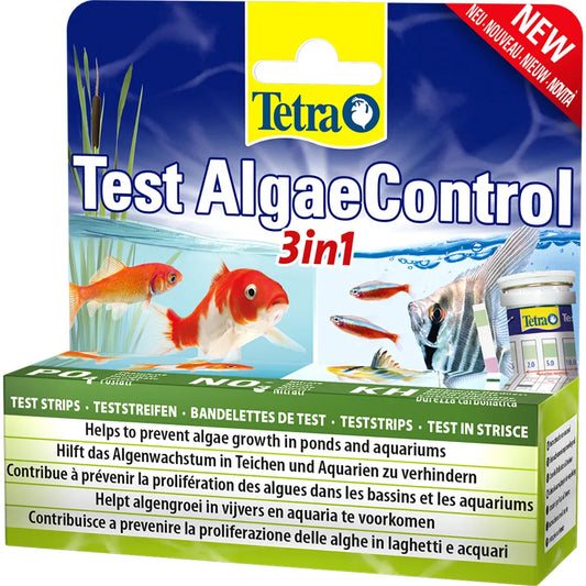 Tetra Testset 3in1 Algae Control 25st – Motverka algtillväxt i akvarium & damm