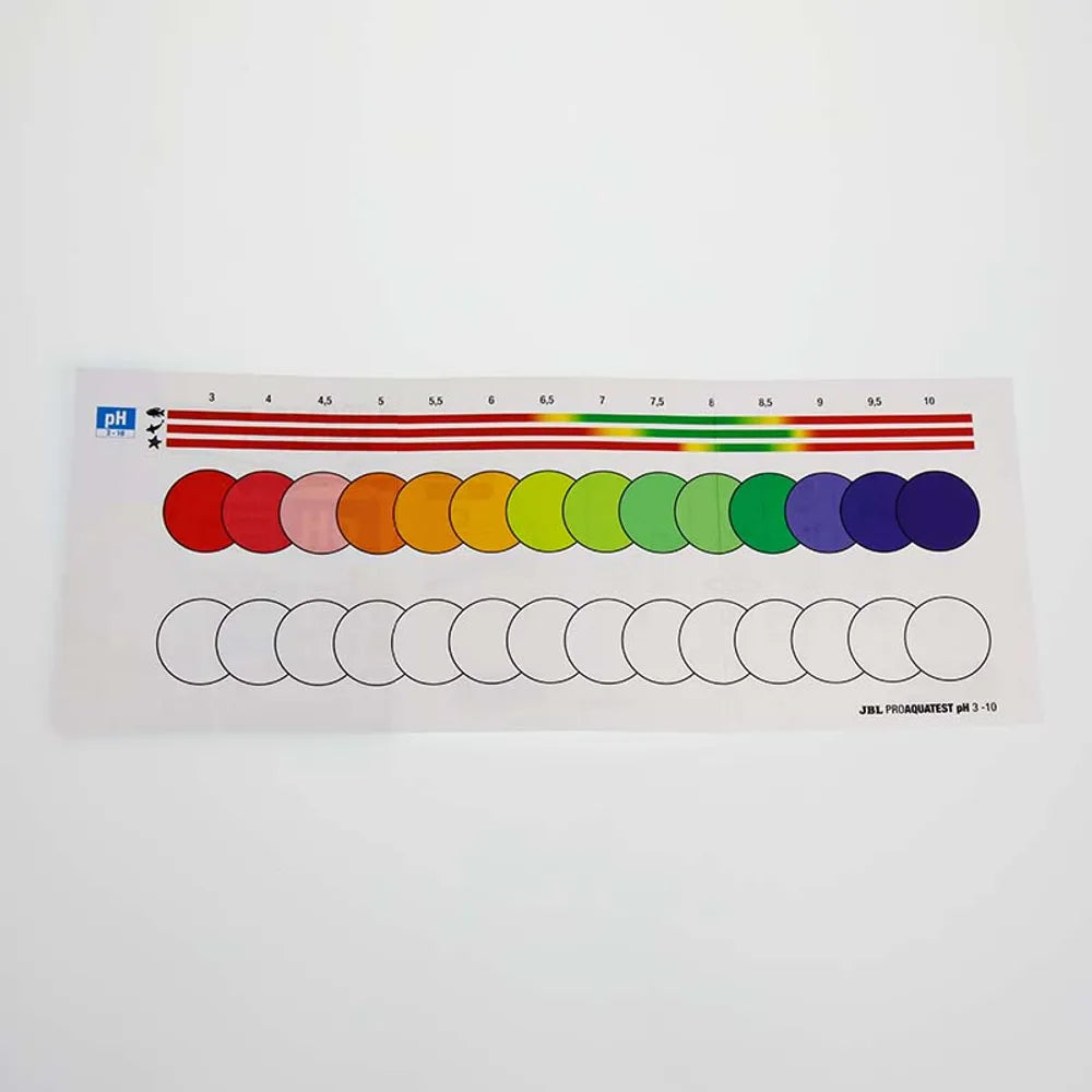 JBL ProAquaTest pH 3.0–10.0 – Droppstest (50 mätningar)
