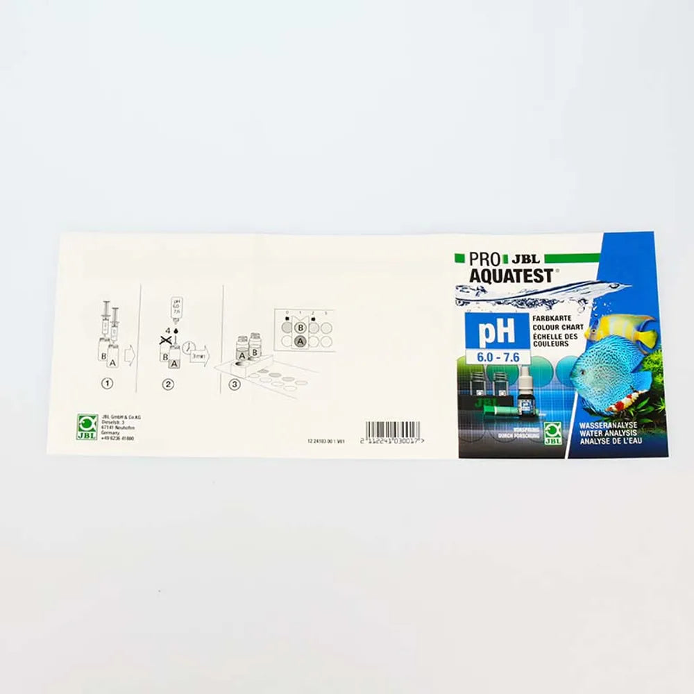 JBL ProAquaTest pH 6.0–7.6 – Droppentest för exakt pH-mätning (ca.80 tester)