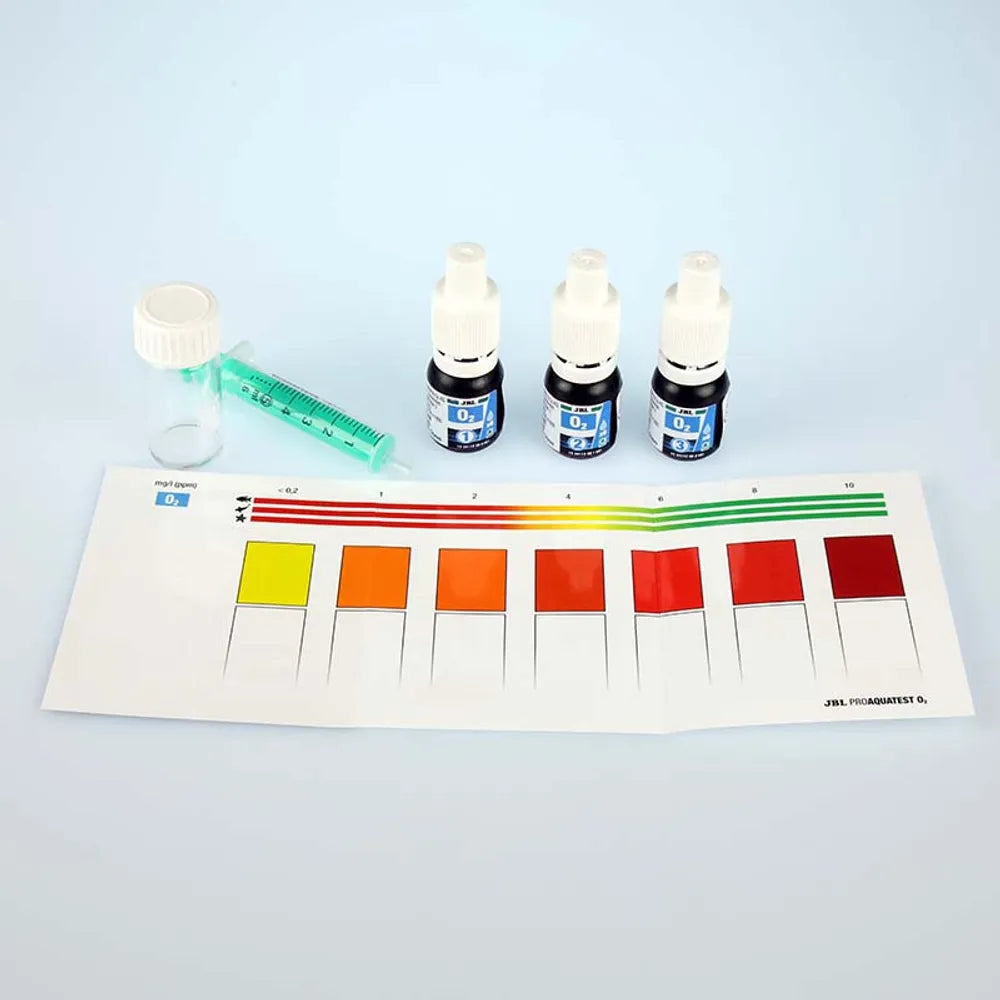 JBL ProAquaTest O₂ Syre – Syretest för akvarium och damm (ca.40 tester)