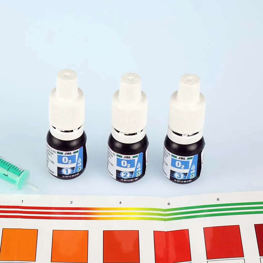 JBL ProAquaTest O₂ Syre – Syretest för akvarium och damm (ca.40 tester)