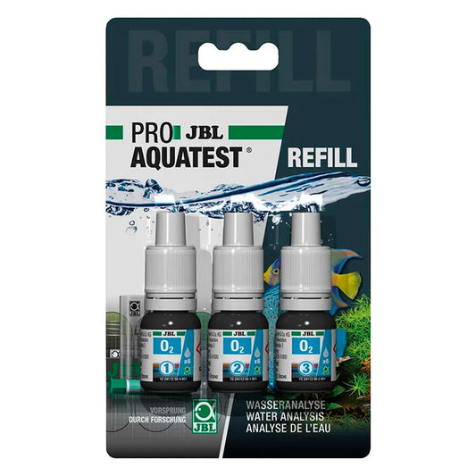 JBL ProAquaTest O₂ Syre Refill – Påfyllning för syretest (ca.40 tester)