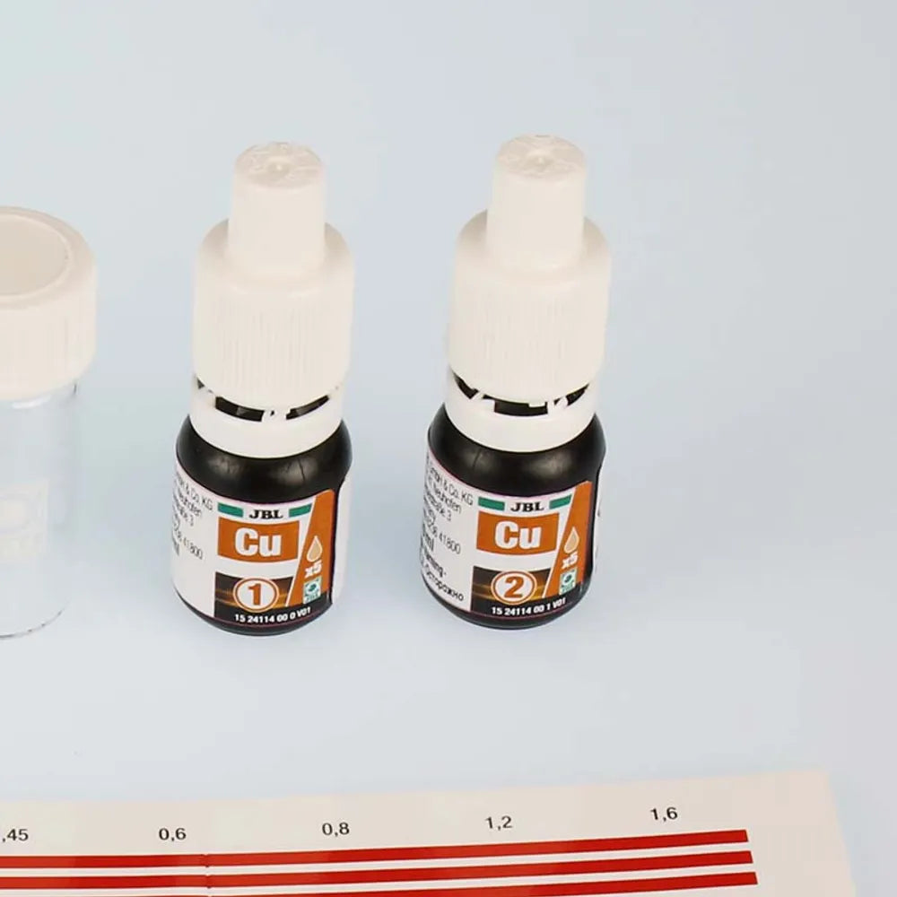 JBL ProAquaTest Cu Koppar – Test för kopparhalt i akvarium och damm (ca.50 tester)