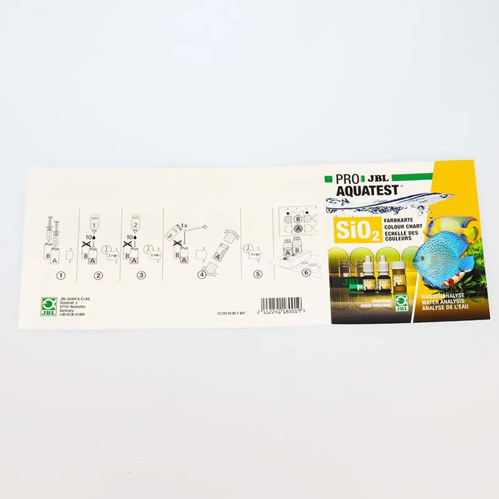 JBL ProAquaTest SiO₂ Silikat – Testkit för silikat (ca.50 tester)